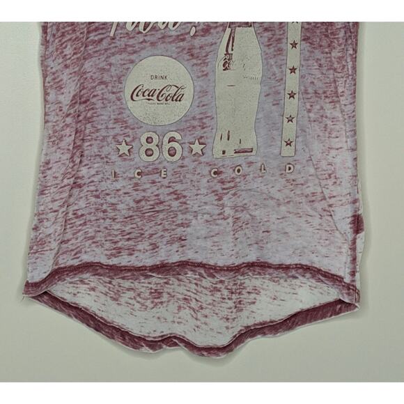 Coca Cola Burnout Graphic Tee - Size S - EUC - Picture 3 of 8